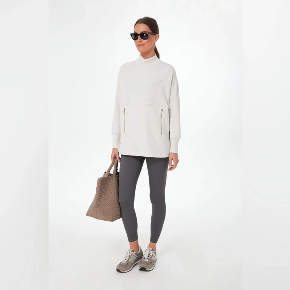 Varley Ivory Marl Bay Sweat - Picture 8 of 10